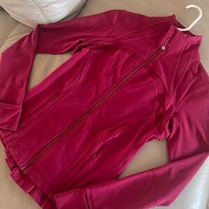 Ruby Red Lululemon Jacket Size 6